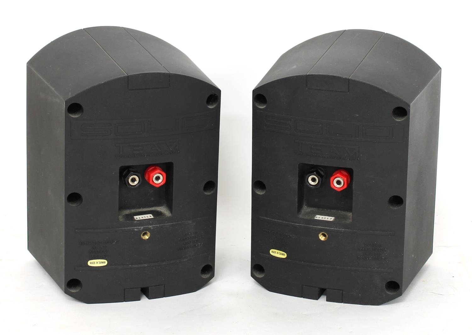 Pair of B&W Rock Solid Team speaker monitors - Image 2 of 2