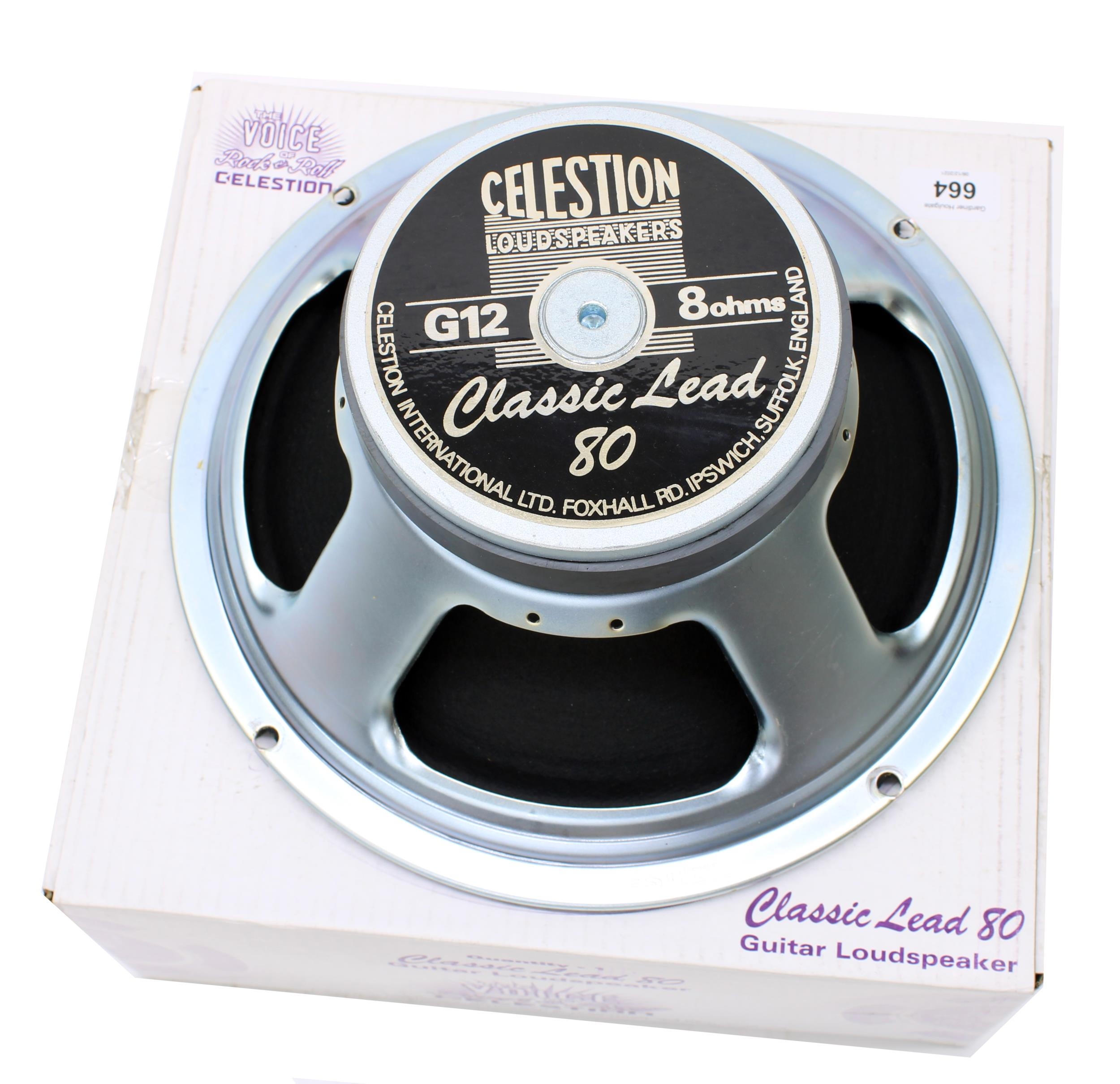 Celestion Classic Lead 80 8 ohm guitar amplifier speaker, boxed