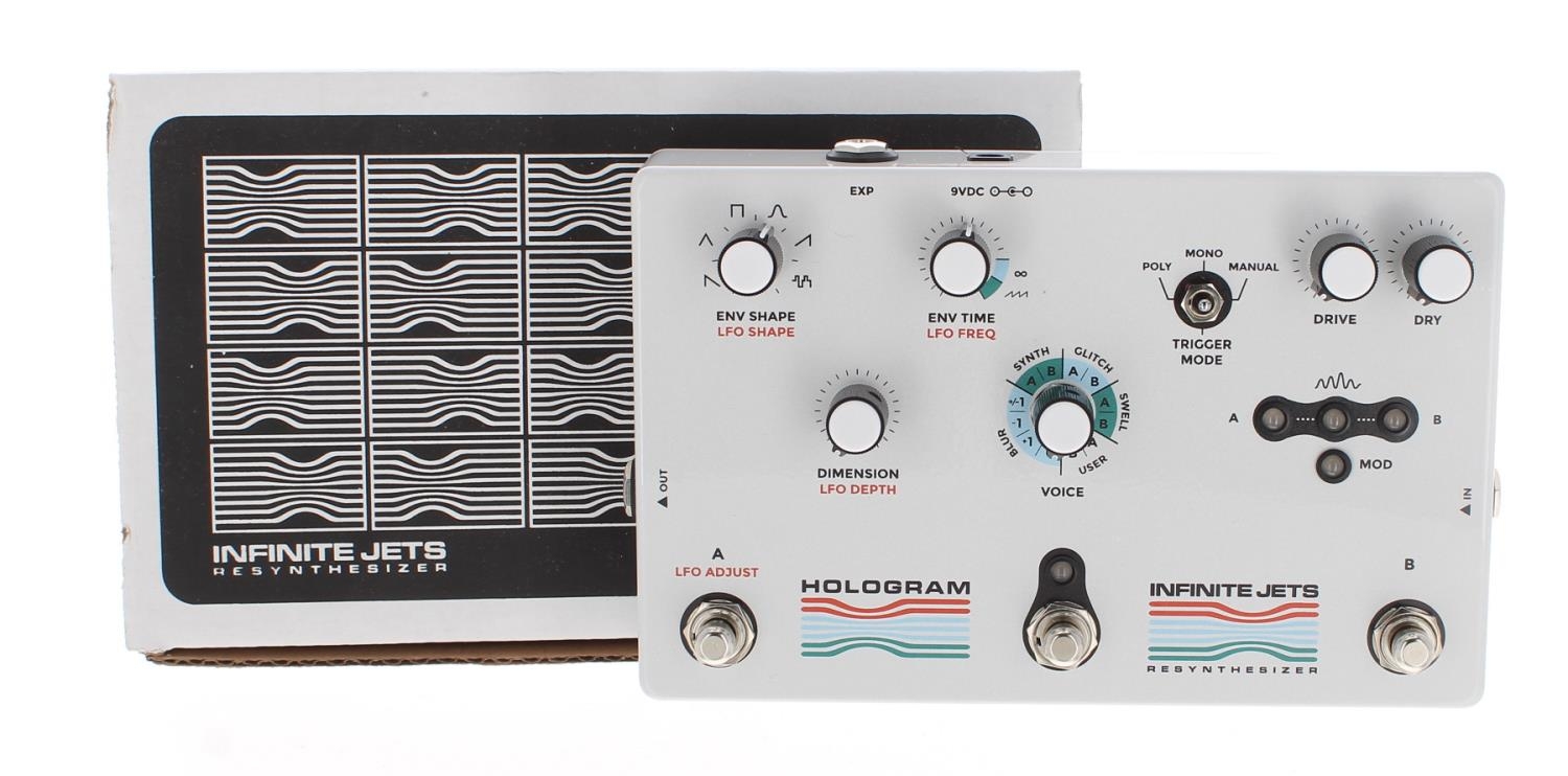 New and boxed - Hologram Electronics Infinite Jets Re-Synthesizer guitar pedal