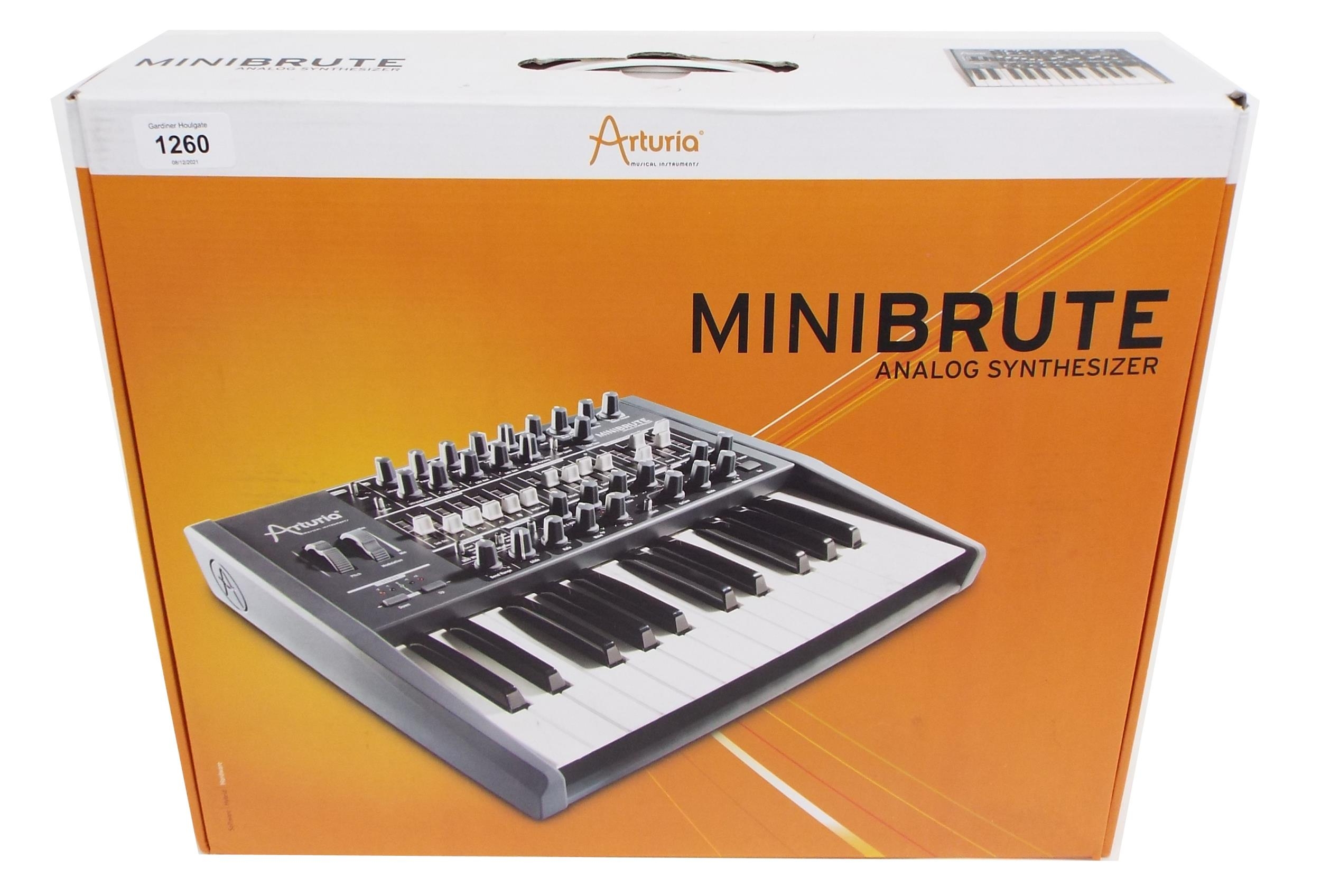 Arturia Minibrute Analog synthesizer, boxed