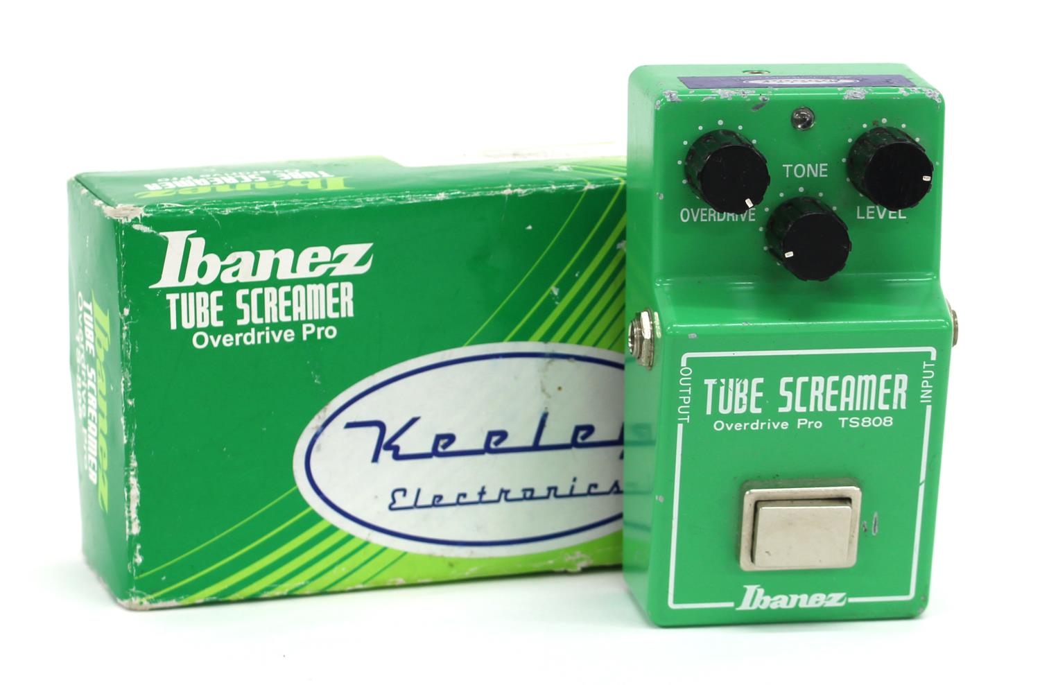 Robert Keeley Ibanez TS808 Tube Screamer Overdrive Pro with Mod Plus guitar pedal, boxed