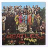 The Beatles - Sgt Pepper's Lonely Hearts Club Band vinyl record, mono PMC7027, wide spine cover,