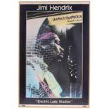 Jimi Hendrix -1990 limited edition Splash poster, 36" x 24"