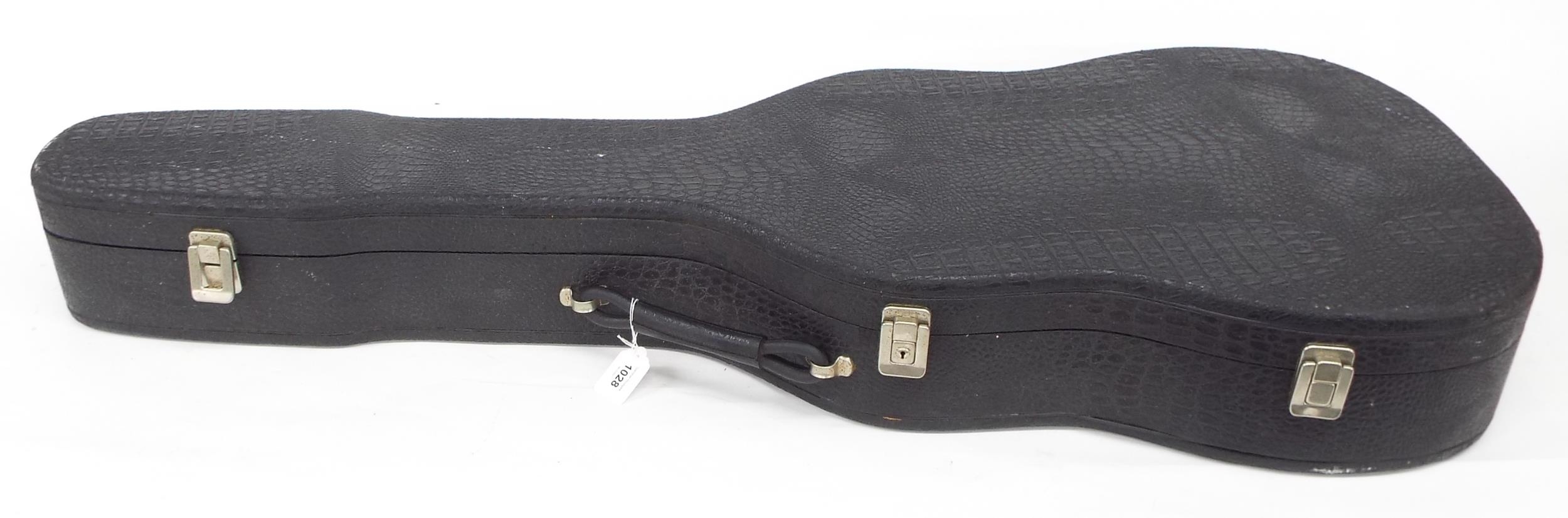 Thinline electric guitar hard case suitable for a 16" lower bout approx guitar, 3" deep - Image 2 of 2