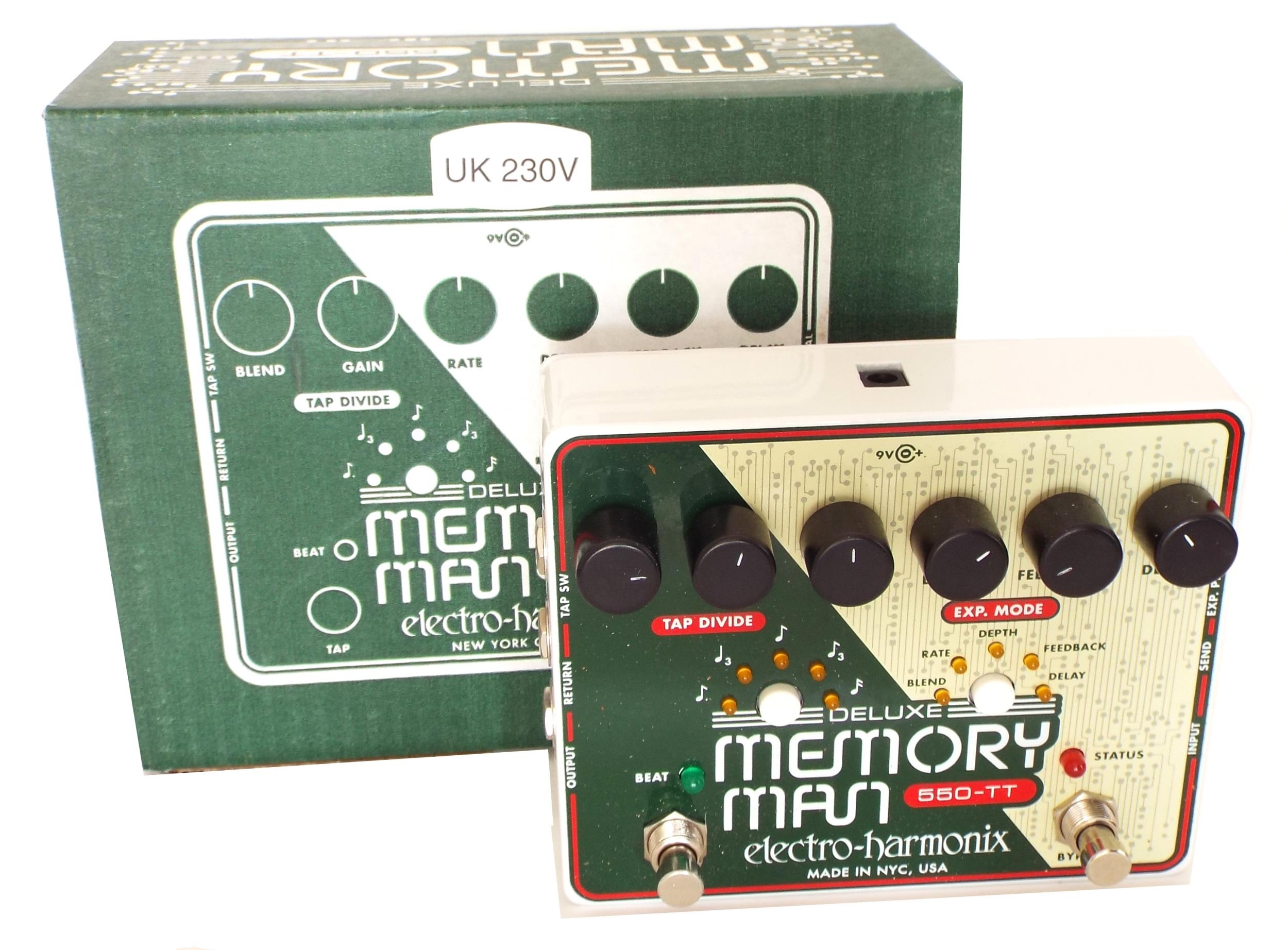 New and boxed - Electro Harmonix Deluxe Memory Man 550-TT guitar pedal