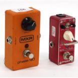 MXR Phase 90 phaser guitar pedal; together with a Tomsline Roto engine guitar pedal (2)