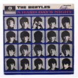 Beatles interest - A Hard Day's Night LP, bearing 'Paul McCartney' and 'Ringo' inscriptions