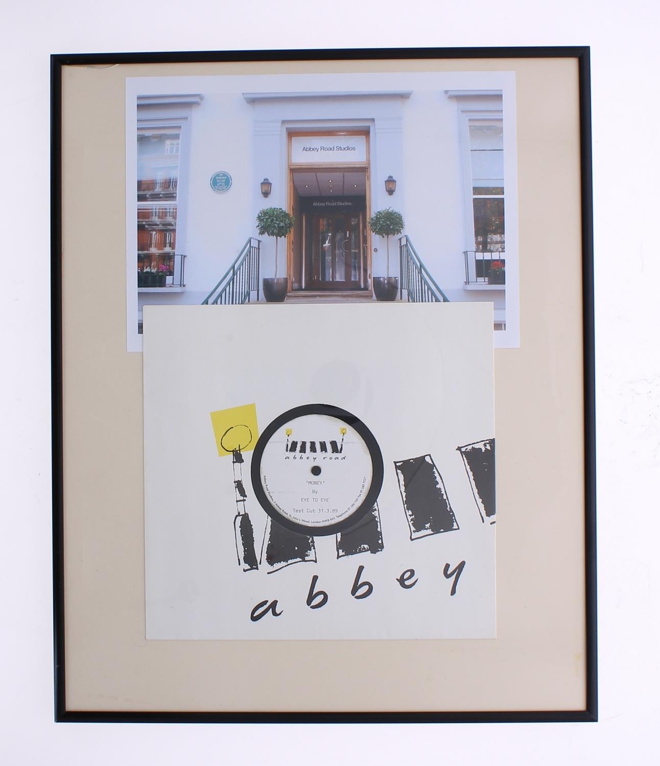 Abbey Road Studios - an original Abbey Road Studios sleeve and record label *From the collection