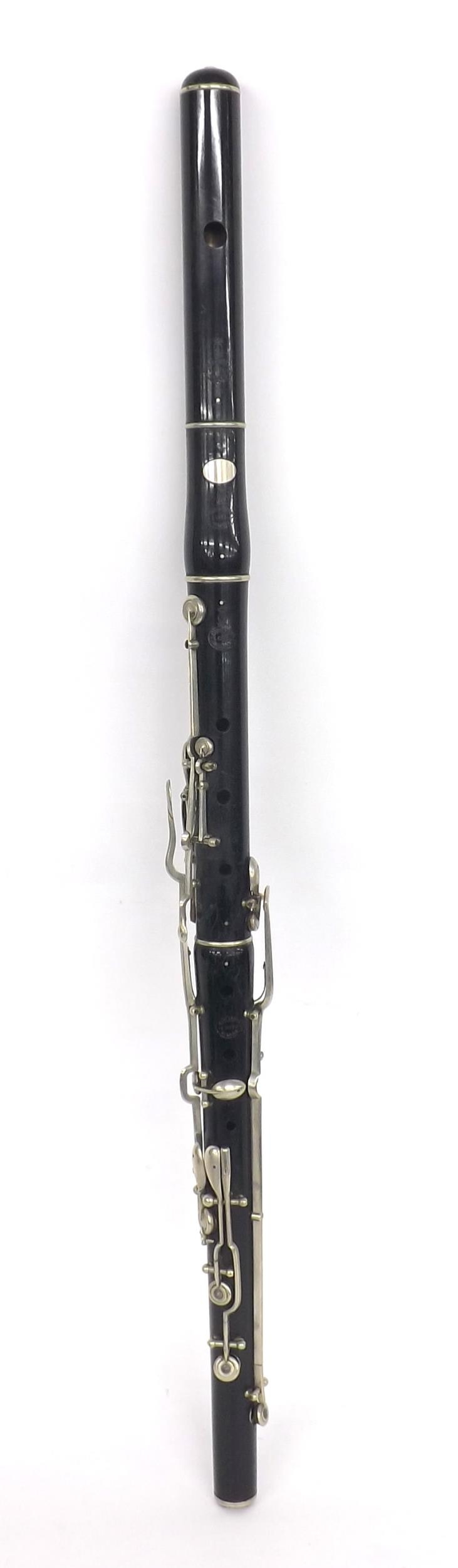 African blackwood flute with eleven keys, stamped Barlassini, & Casoli, Milano, made circa 1910, - Image 2 of 3