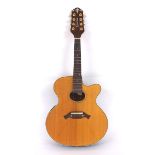 Crafter electric mandola, model no. M-70E, ser. no. 02113701