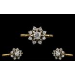 18ct Gold and Platinum Attractive Diamon