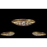 18ct Yellow Gold Attractive 5 Stone Diam