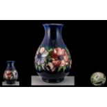 Large Moorcroft Bulbous Shaped Vase on a