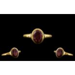 Antique Period 18ct Gold Single Stone Am