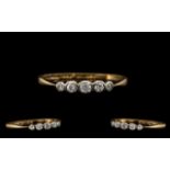 18ct Antique Five Stone Diamond Set Ring