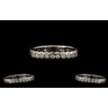 18ct White Gold Attractive Diamond Set D