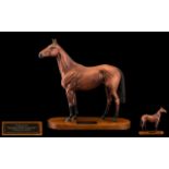 Beswick - Connoisseur Hand Painted Model Horse Figure ' Red Rum ' Style One. Model Num 2510.