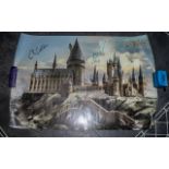 Harry Potter Unusual Rare Promo Poster Signed By J K Rowling & All Directors.