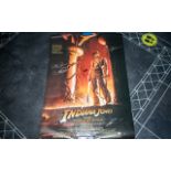 Indiana Jones Very Rare First Edition Promo Poster Signed With Authentication Certificate.