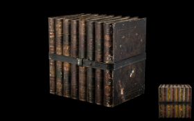 Antique Novelty Biscuit Tin in the form of stacking books, made by Huntley & Palmers.