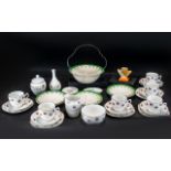 A Small Collection of Pottery to include a vintage part teaset,