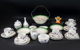 A Small Collection of Pottery to include a vintage part teaset,
