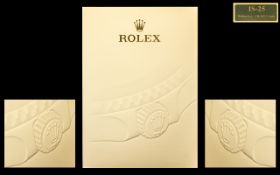 Rolex Official - Superb Iconic and Original Large Shop Window Watch Display / Board with Rolex Logo