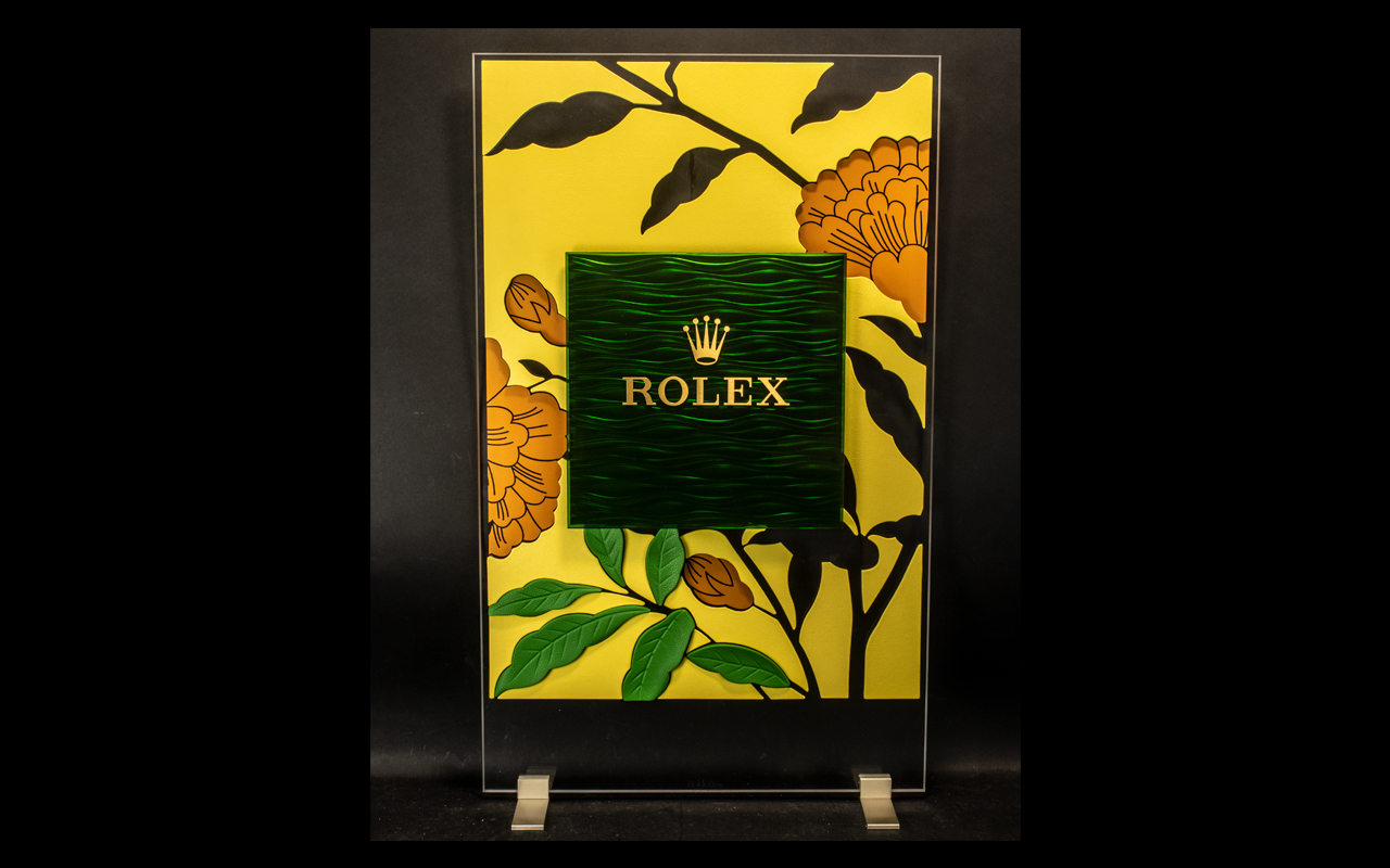 Rolex Official Superb & Original Large Shop Window Display Stand, - Image 2 of 5