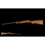 Vintage Air Rifle with Wooden Stock, Please See Photo.