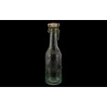 German Carlsberg Bottle with original Carlsberg stopper and embossed swastika emblem to base.