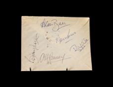 England World Cup 1966 Autographs on First Day Cover Envelope 1966 - Signed by Alf Ramsey,