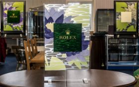 Rolex Official Superb & Original Large Shop Window Display Stand,