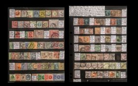 Stamp Interest - GB collection from 1841 to 1918 used,