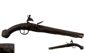 'Ottoman' 18th Century Flintlock Action Pistol,