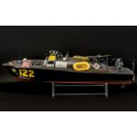 R.A.F World War II Air Sea Rescue Launch - Detailed ( Large Model Boat ) 122 Wheel-back with Radio