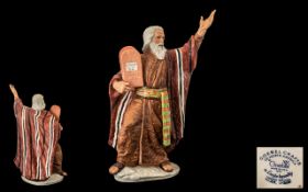 Laszio Ispanky Limited Edition Goebel 'The Ten Commandments' No. 24/250. 40 cms in height.