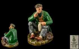 Royal Doulton Hand Painted Porcelain Figure ' The Wayfared ' HN2362. Designer M. Nicol. Issued