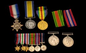 Collection of Reproduction English Service Medals.