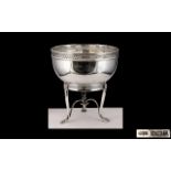 Edwardian Period Superb Quality Sterling Silver Tazza - Compote, of Pleasing Proportions and Design,