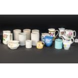 A Collection of Assorted Pottery to include a collection of Vintage jugs, Dartmouth Devon jug,