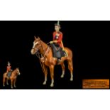 Beswick Hand Painted Royal Figure Seated on Horse ' H.
