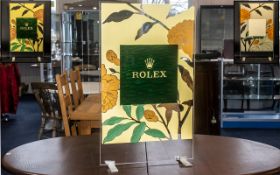 Rolex Official Superb & Original Large Shop Window Display Stand,