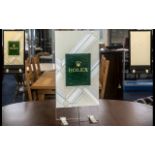 Rolex - Official Superb and Original Medium Sized Shop Window Display Stand,