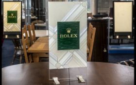 Rolex - Official Superb and Original Medium Sized Shop Window Display Stand,