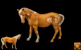 Beswick Hand Painted Horse Figure ' Mare ' Facing Left. Model No 976. Designer A. Gredington.