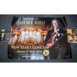 Andre Rieu Music Legend Autographed Cinema Quad. This item is a very rare & special item, and a must