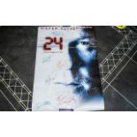 24 Rare First Edition Promo Poster Kiefer Sutherland &amp;