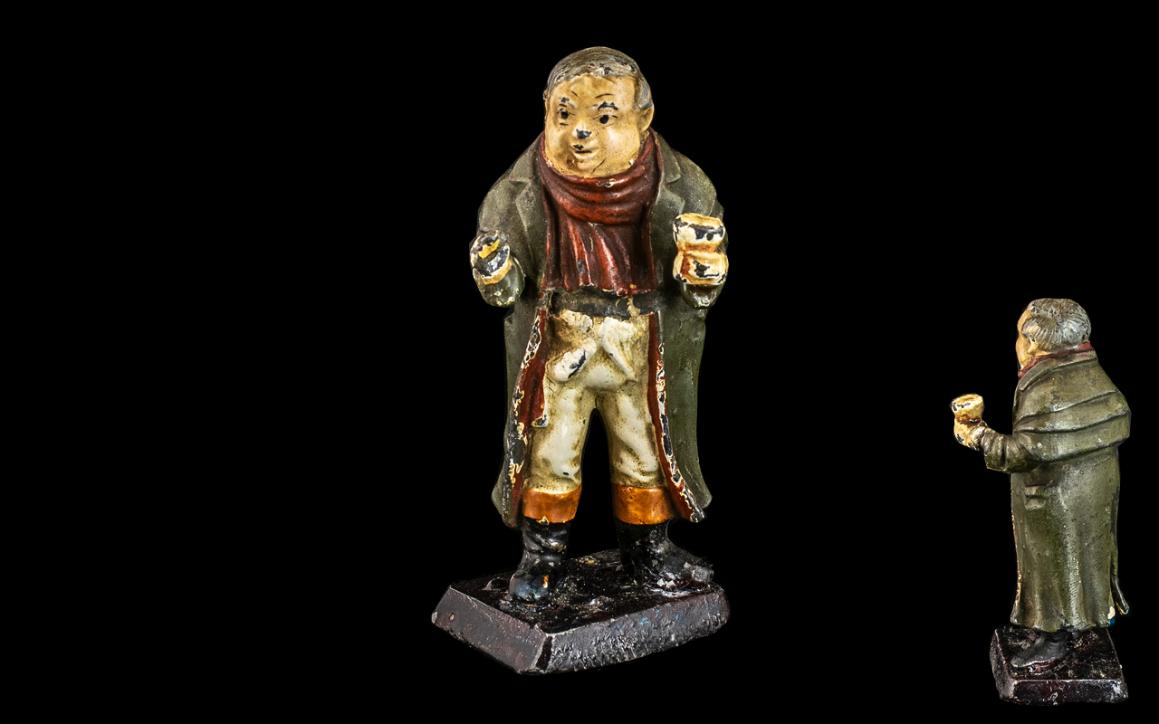 A Reproduction Cold Painted Metal Figure