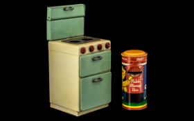 Chad Valley Tin Plate Toy Oven in origin