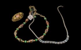 Art Deco Jewellery comprising: Brooch